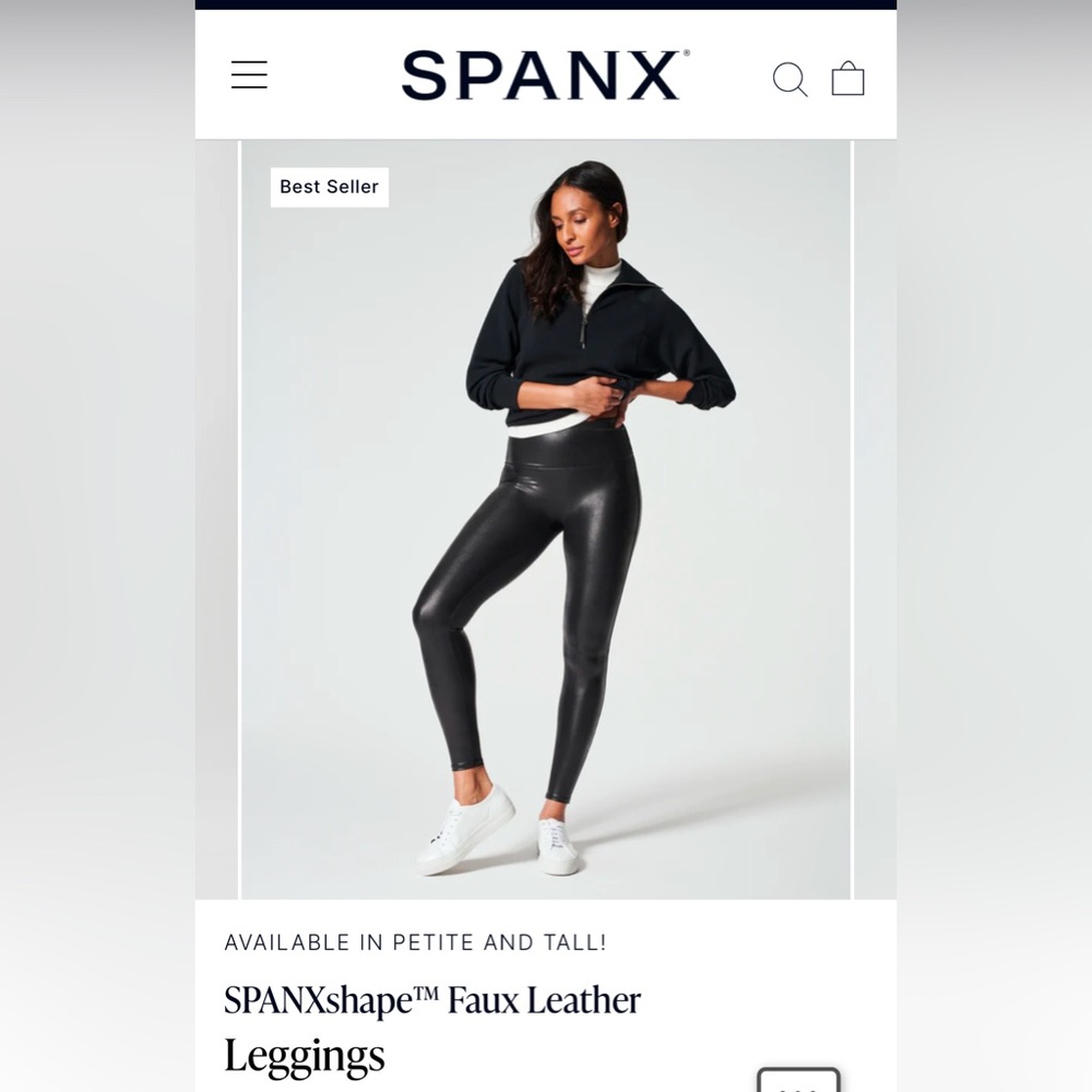 Spanx Faux Leather Pants